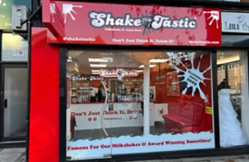 Inside the ShakeTastic Finchley store