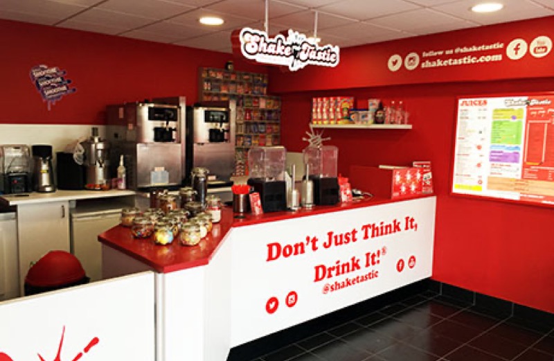 Inside the ShakeTastic Mill Hill store